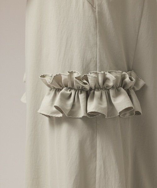 GRACE CONTINENTAL / グレースコンチネンタル ロング・マキシ丈ワンピース | サイドフリルタフタワンピース | 詳細7