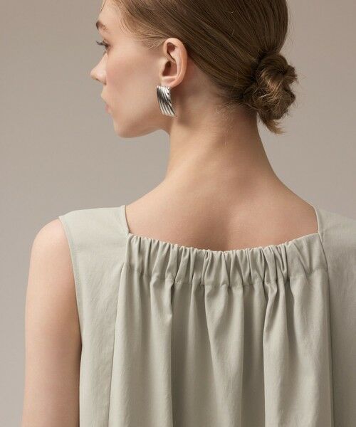 GRACE CONTINENTAL / グレースコンチネンタル ロング・マキシ丈ワンピース | サイドフリルタフタワンピース | 詳細9