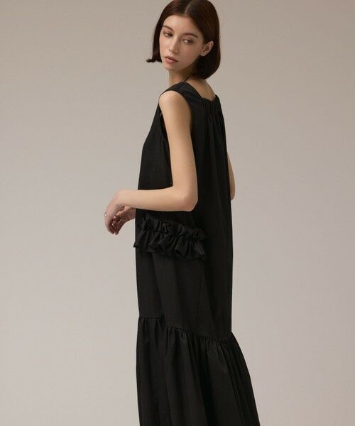 GRACE CONTINENTAL / グレースコンチネンタル ロング・マキシ丈ワンピース | サイドフリルタフタワンピース | 詳細15