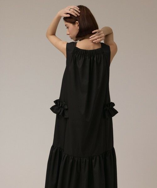 GRACE CONTINENTAL / グレースコンチネンタル ロング・マキシ丈ワンピース | サイドフリルタフタワンピース | 詳細16