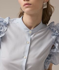 GRACE CONTINENTAL / グレースコンチネンタル シャツ・ブラウス | マルチフリルノースリーブブラウス