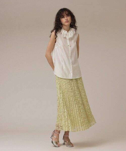 GRACE CONTINENTAL / グレースコンチネンタル シャツ・ブラウス | マルチフリルノースリーブブラウス | 詳細1