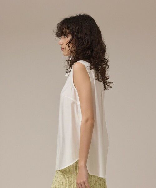 GRACE CONTINENTAL / グレースコンチネンタル シャツ・ブラウス | マルチフリルノースリーブブラウス | 詳細4