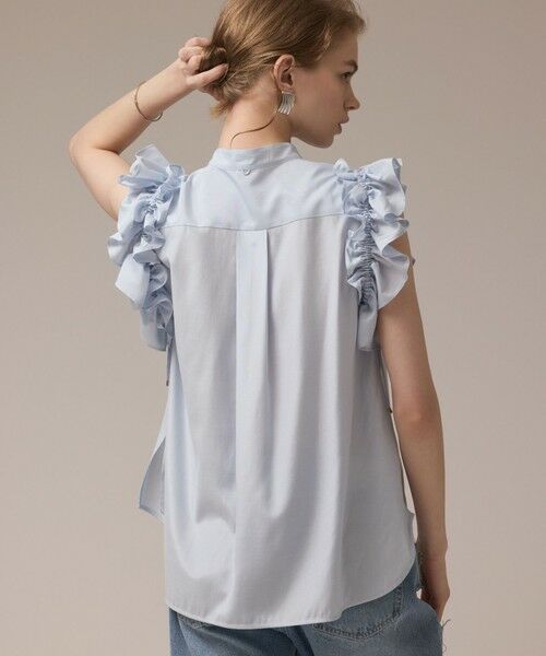 GRACE CONTINENTAL / グレースコンチネンタル シャツ・ブラウス | マルチフリルノースリーブブラウス | 詳細12