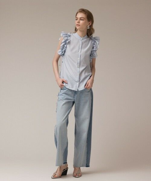 GRACE CONTINENTAL / グレースコンチネンタル シャツ・ブラウス | マルチフリルノースリーブブラウス | 詳細13