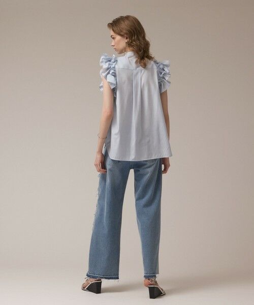 GRACE CONTINENTAL / グレースコンチネンタル シャツ・ブラウス | マルチフリルノースリーブブラウス | 詳細15