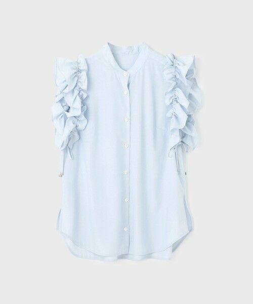 GRACE CONTINENTAL / グレースコンチネンタル シャツ・ブラウス | マルチフリルノースリーブブラウス | 詳細25