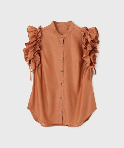 GRACE CONTINENTAL / グレースコンチネンタル シャツ・ブラウス | マルチフリルノースリーブブラウス | 詳細30