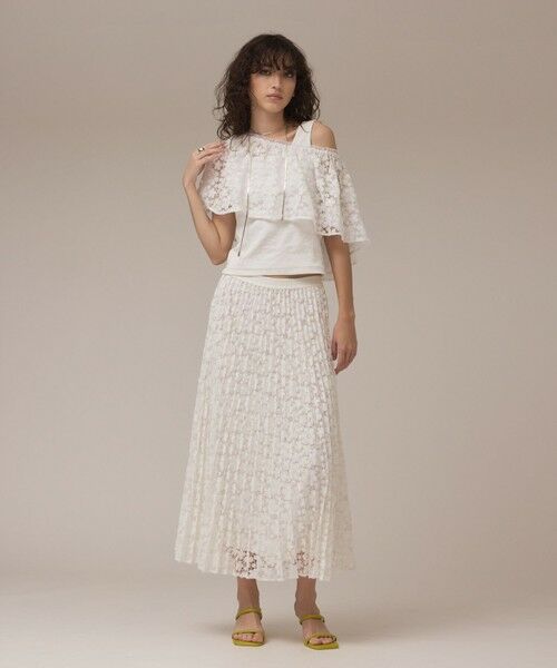 GRACE CONTINENTAL / グレースコンチネンタル その他トップス | レースケープカットトップ | 詳細3