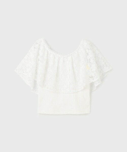 GRACE CONTINENTAL / グレースコンチネンタル その他トップス | レースケープカットトップ | 詳細6