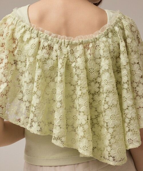 GRACE CONTINENTAL / グレースコンチネンタル その他トップス | レースケープカットトップ | 詳細14
