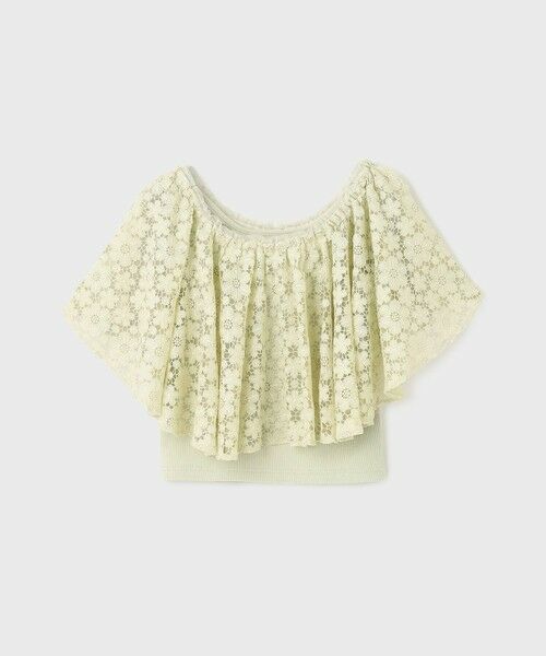 GRACE CONTINENTAL / グレースコンチネンタル その他トップス | レースケープカットトップ | 詳細20