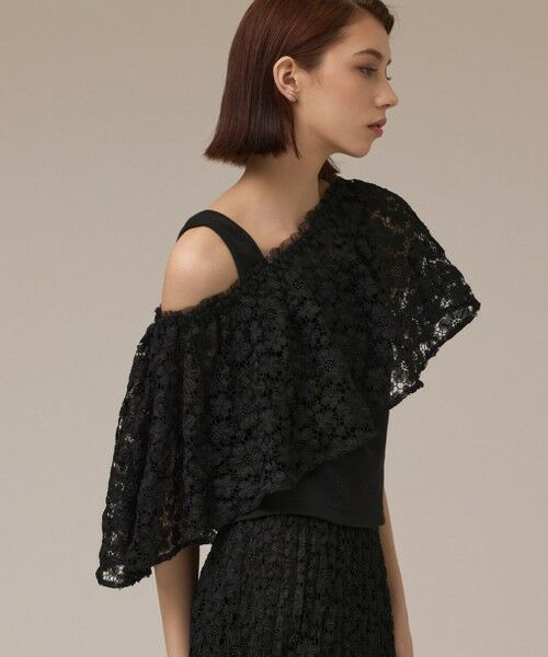 GRACE CONTINENTAL / グレースコンチネンタル その他トップス | レースケープカットトップ | 詳細23