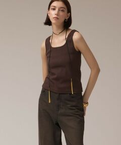 GRACE CONTINENTAL / グレースコンチネンタル その他トップス | テレコリブトップ