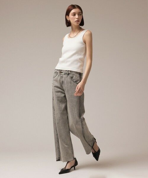 GRACE CONTINENTAL / グレースコンチネンタル その他トップス | テレコリブトップ | 詳細1