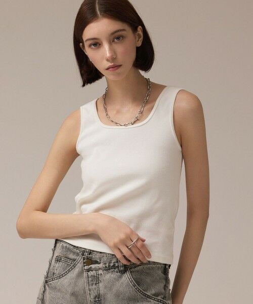 GRACE CONTINENTAL / グレースコンチネンタル その他トップス | テレコリブトップ | 詳細3