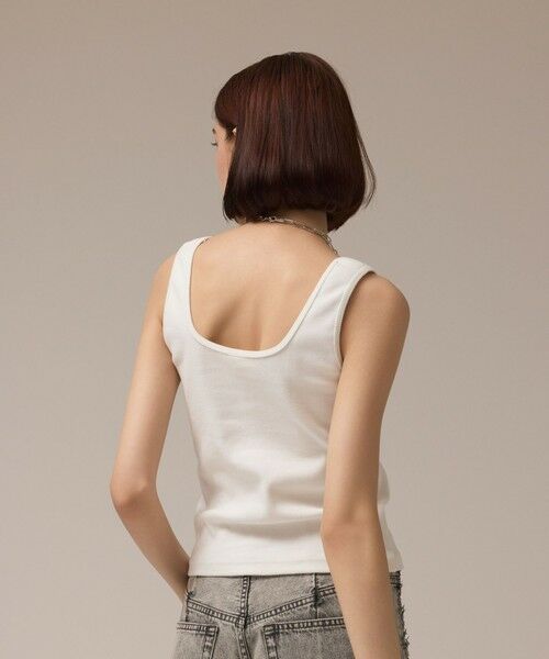 GRACE CONTINENTAL / グレースコンチネンタル その他トップス | テレコリブトップ | 詳細4