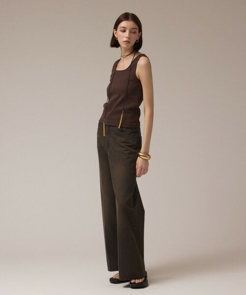 GRACE CONTINENTAL / グレースコンチネンタル その他トップス | テレコリブトップ | 詳細8