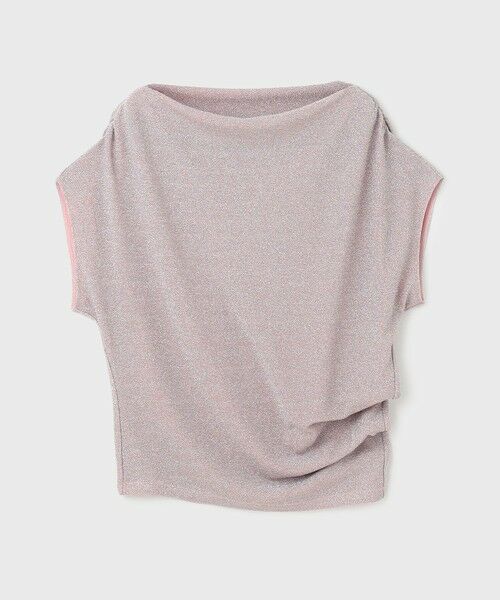 GRACE CONTINENTAL / グレースコンチネンタル カットソー | ラメドレープカットトップ | 詳細8