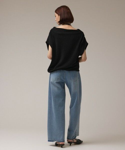 GRACE CONTINENTAL / グレースコンチネンタル カットソー | ラメドレープカットトップ | 詳細10