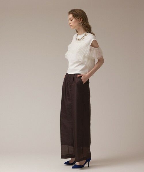 グレースコンチネンタル♡美品 セール】 リネンタッチサファリドレス （ロング・マキシ丈