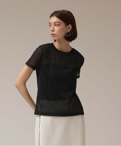 GRACE CONTINENTAL / グレースコンチネンタル カットソー | シアーカットトップ