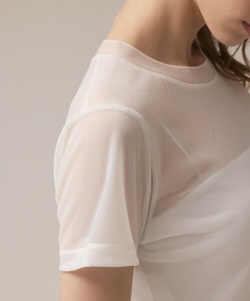 GRACE CONTINENTAL / グレースコンチネンタル カットソー | シアーカットトップ | 詳細6