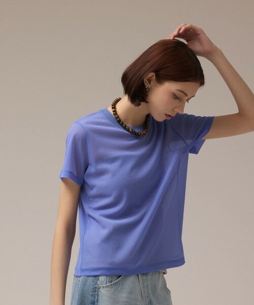 GRACE CONTINENTAL / グレースコンチネンタル カットソー | シアーカットトップ | 詳細10