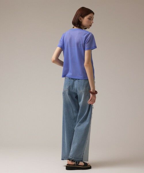 GRACE CONTINENTAL / グレースコンチネンタル カットソー | シアーカットトップ | 詳細14