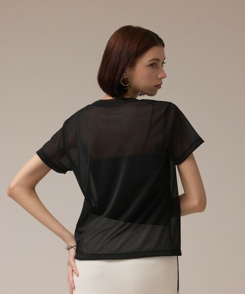 GRACE CONTINENTAL / グレースコンチネンタル カットソー | シアーカットトップ | 詳細18