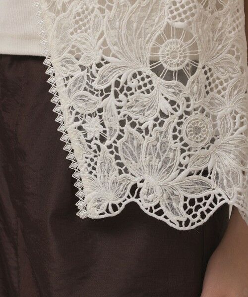 レース刺繍ベスト （ベスト）｜GRACE CONTINENTAL / グレース