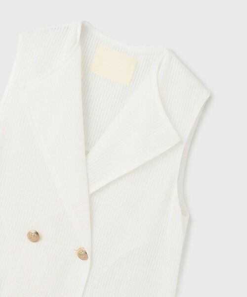 GRACE CONTINENTAL / グレースコンチネンタル ベスト | カラミロングジレ | 詳細12