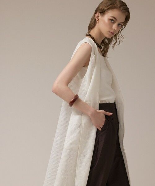 GRACE CONTINENTAL / グレースコンチネンタル ベスト | カラミロングジレ | 詳細3