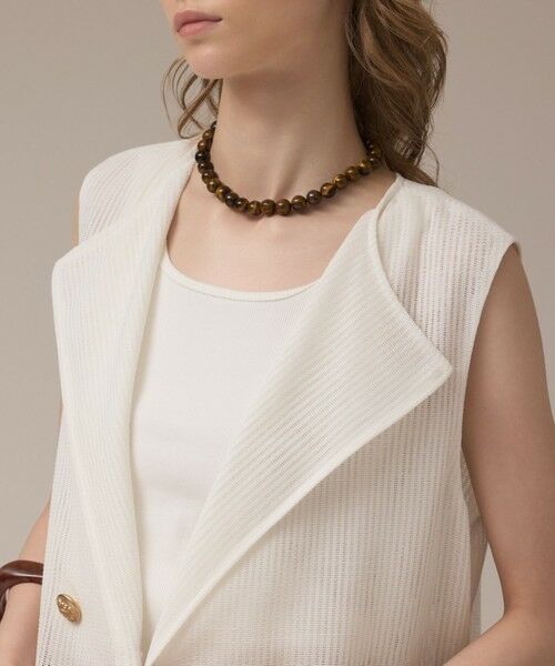 GRACE CONTINENTAL / グレースコンチネンタル ベスト | カラミロングジレ | 詳細5