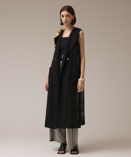 GRACE CONTINENTAL / グレースコンチネンタル ベスト | カラミロングジレ | 詳細13