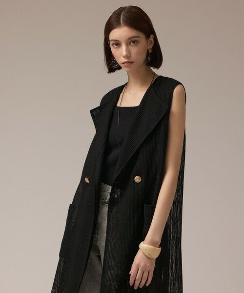 GRACE CONTINENTAL / グレースコンチネンタル ベスト | カラミロングジレ | 詳細15
