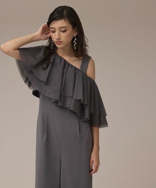 GRACE CONTINENTAL / グレースコンチネンタル サロペット・オールインワン | フリルケープサロペット | 詳細4