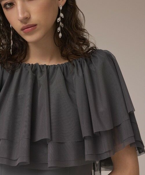 GRACE CONTINENTAL / グレースコンチネンタル サロペット・オールインワン | フリルケープサロペット | 詳細7