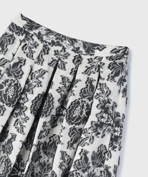 GRACE CONTINENTAL / グレースコンチネンタル ロング・マキシ丈スカート | ダマスクジャガードタックスカート | 詳細8