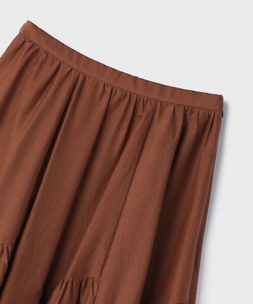 GRACE CONTINENTAL / グレースコンチネンタル ロング・マキシ丈スカート | コットンシルクティアードスカート | 詳細10