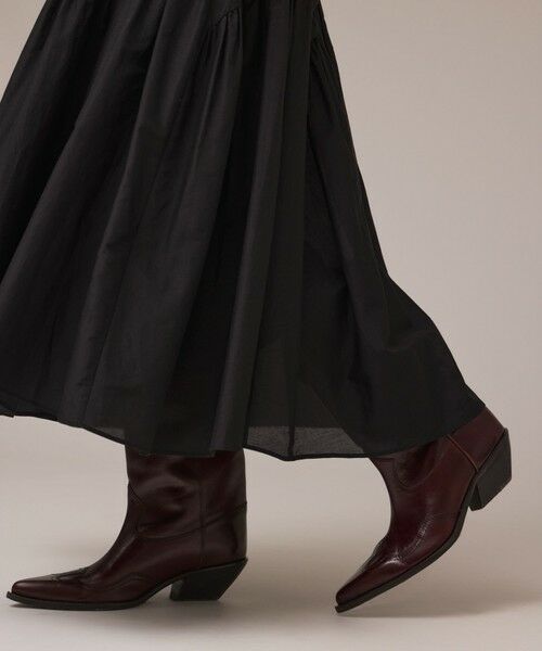 GRACE CONTINENTAL / グレースコンチネンタル ロング・マキシ丈スカート | コットンシルクティアードスカート | 詳細16