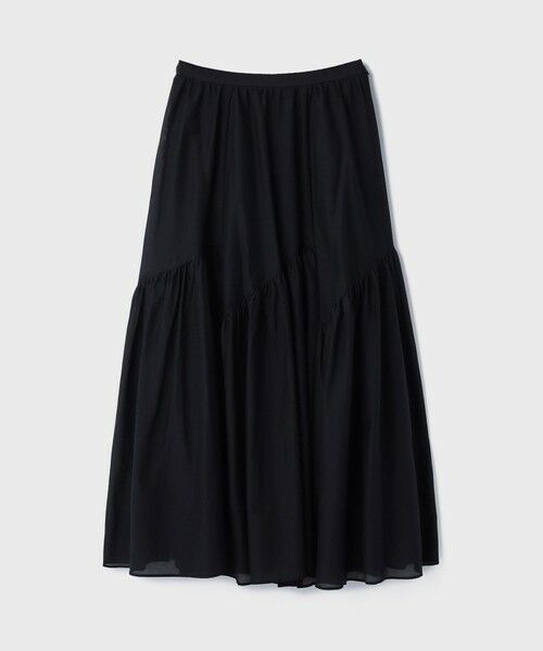 GRACE CONTINENTAL / グレースコンチネンタル ロング・マキシ丈スカート | コットンシルクティアードスカート | 詳細17