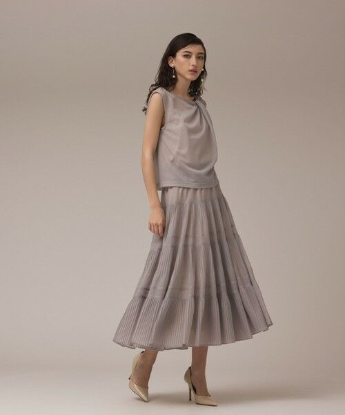 GRACE CONTINENTAL / グレースコンチネンタル ロング・マキシ丈スカート | プリーツティアードスカート | 詳細2
