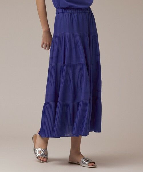GRACE CONTINENTAL / グレースコンチネンタル ロング・マキシ丈スカート | プリーツティアードスカート | 詳細13
