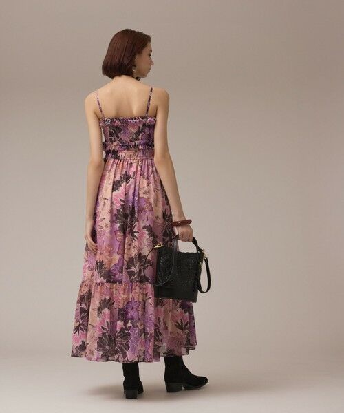 GRACE CONTINENTAL / グレースコンチネンタル ロング・マキシ丈ワンピース | タイダイリーフプリントワンピース | 詳細3