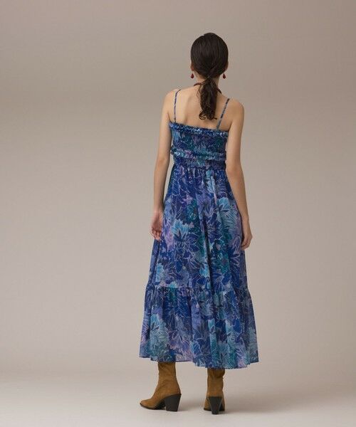 GRACE CONTINENTAL / グレースコンチネンタル ロング・マキシ丈ワンピース | タイダイリーフプリントワンピース | 詳細11