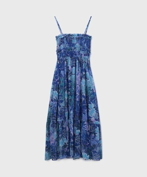 GRACE CONTINENTAL / グレースコンチネンタル ロング・マキシ丈ワンピース | タイダイリーフプリントワンピース | 詳細14