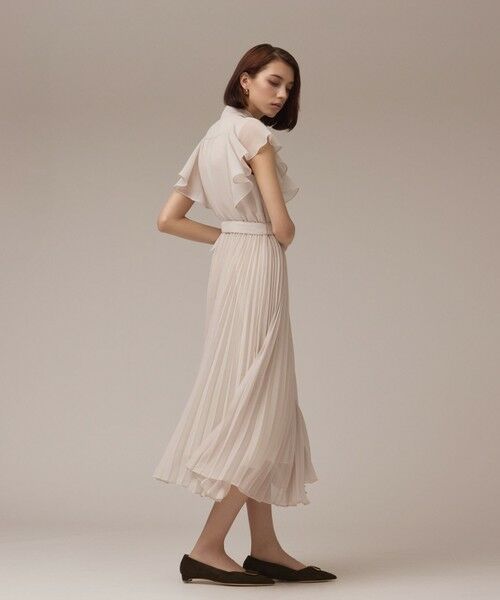 GRACE CONTINENTAL / グレースコンチネンタル ロング・マキシ丈ワンピース | ボウタイプリーツドレス | 詳細2