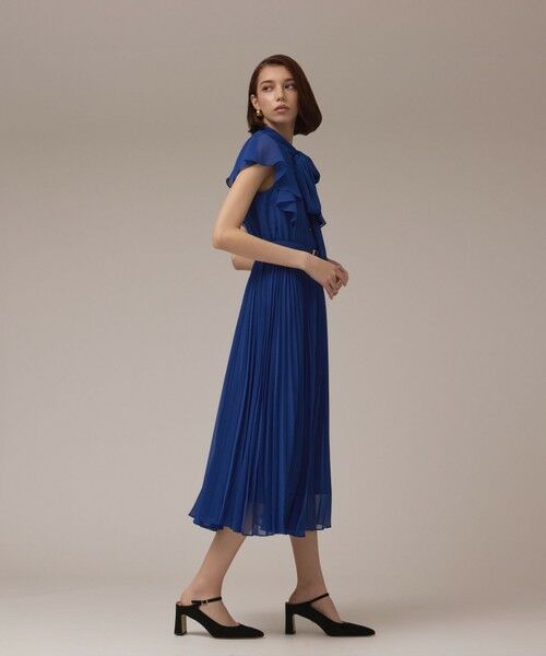 GRACE CONTINENTAL / グレースコンチネンタル ロング・マキシ丈ワンピース | ボウタイプリーツドレス | 詳細12