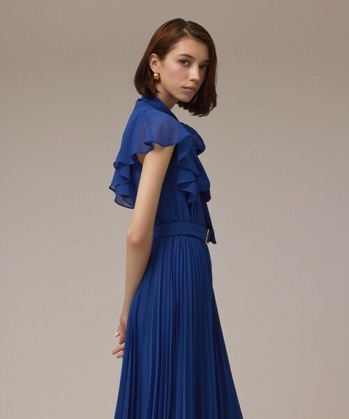 GRACE CONTINENTAL / グレースコンチネンタル ロング・マキシ丈ワンピース | ボウタイプリーツドレス | 詳細15